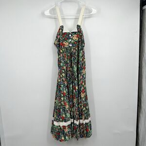 Arjon California Dress S Cottagecore Country Western Boho Festival Hippie Retro